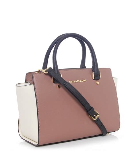 michael kors selma colorblock satchel|Satchels Michael Kors .